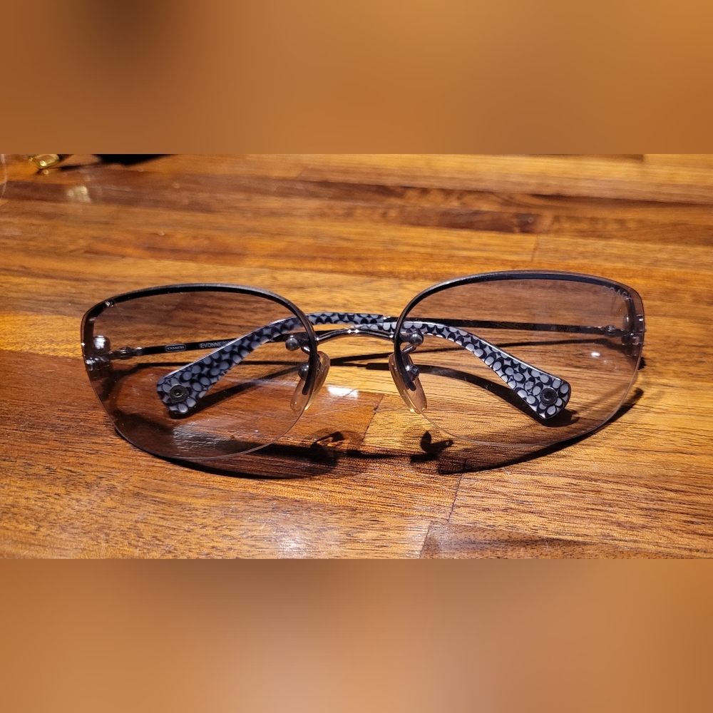 Authentic Coach Rhinestone Sunglasses